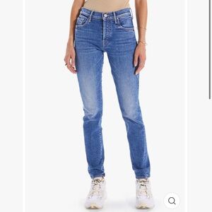 MOTHER Sz 29 Jeans The Stinger Flood in Crate Digger Casual Classic Blue Denim